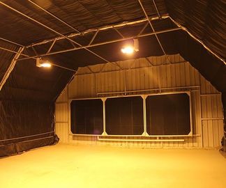 大型の自動化された停電の温室/透明なPEのフィルムの温室