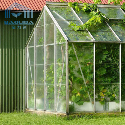 ガラス シートが付いている反老化する園芸アルミニウム温室のテント