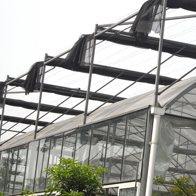 中の影で覆うシステムが付いているドームの屋根構造の強いプラスチック温室