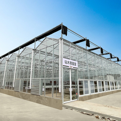 質  Multi Span Hyroponic Galvanized Float Venlo Greenhouse Glass Agricultural Kits 工場