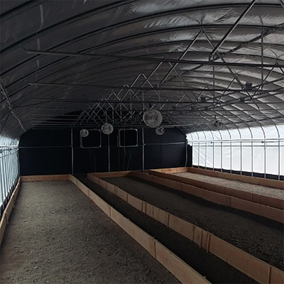 PEのフィルムの多トンネルはハーブのための停電ライト剥奪の温室を自動化した