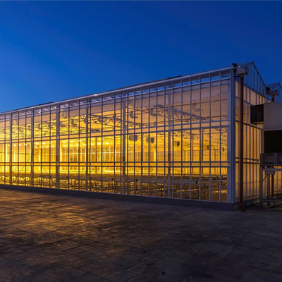 園芸のための緩和されたガラス温室の日光のフェンローの絶縁された温室