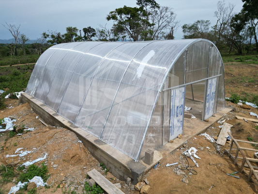 エネルギー効率の良い乾燥温室 野菜や草の乾燥を制御するための換気装置