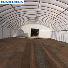 単一のスパンのプラスチック トンネルの温室/防風の多温室の耕作
