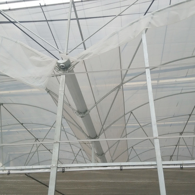 内部の影で覆うシステム側面の換気の多スパンの温室の自動制御